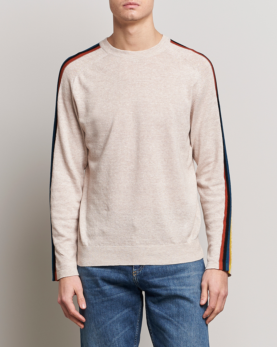 Mies |  | Paul Smith | Knitted Crew Neck White