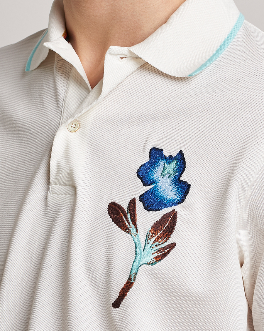Mies | Pikeet | Paul Smith | Floral Polo White