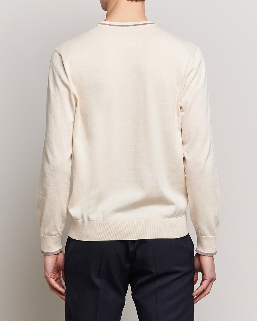 Mies | Puserot | Paul Smith | Organic Cotton Knitted Sweater Off White