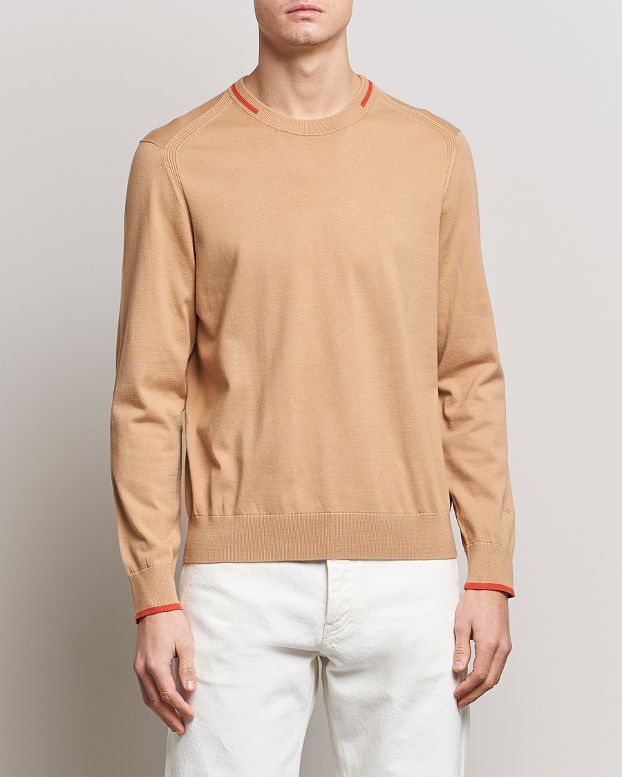 Mies |  | Paul Smith | Organic Cotton Knitted Sweater Light Beige