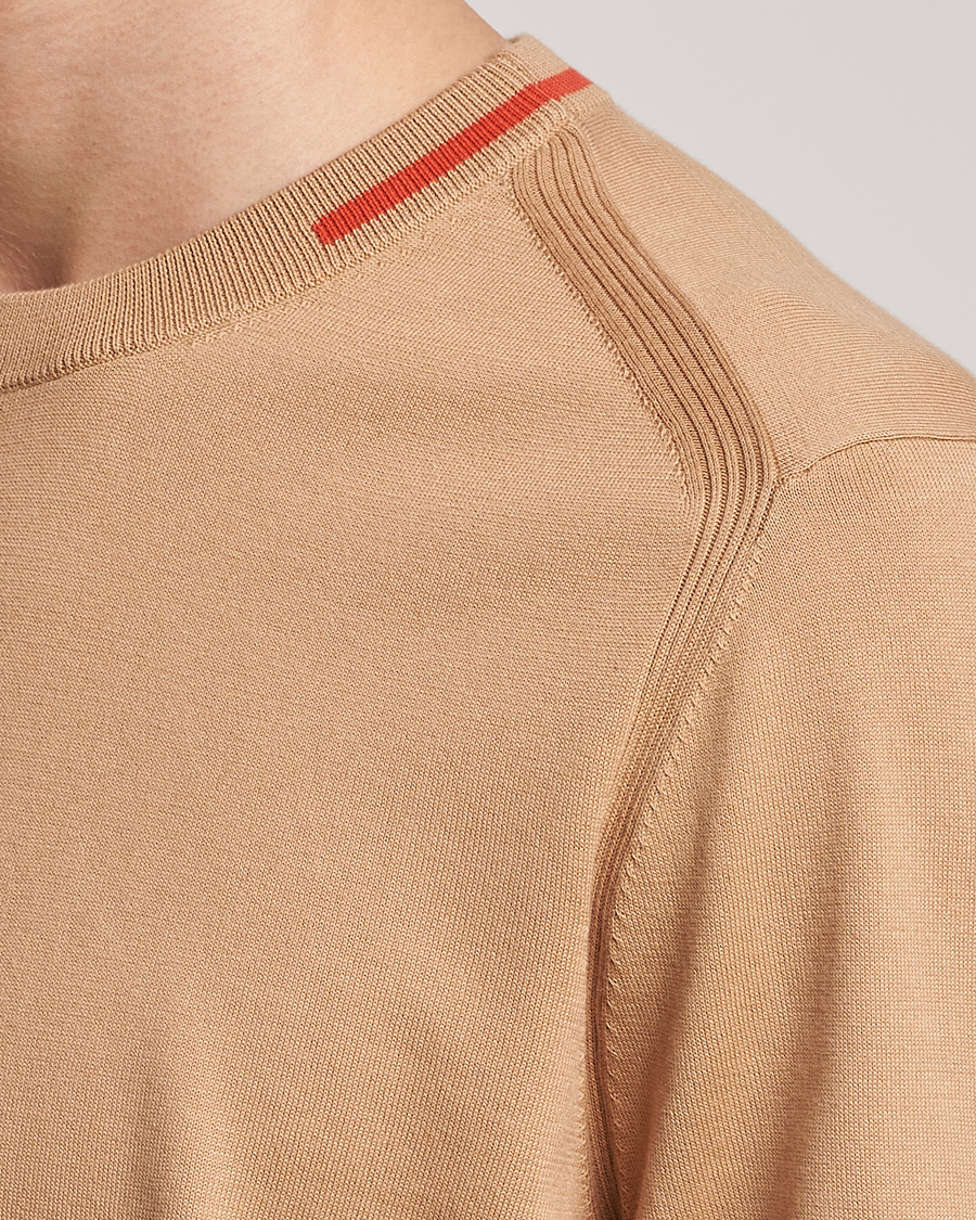 Mies | Puserot | Paul Smith | Organic Cotton Knitted Sweater Light Beige