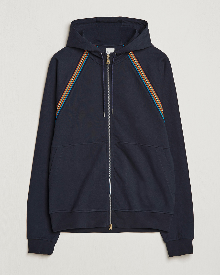 Mies | Puserot | Paul Smith | Hooded Cotton Sweatshirt Dark Navy