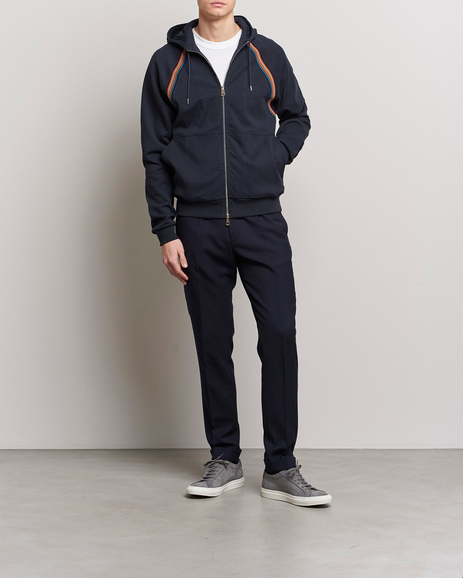 Mies | Puserot | Paul Smith | Hooded Cotton Sweatshirt Dark Navy