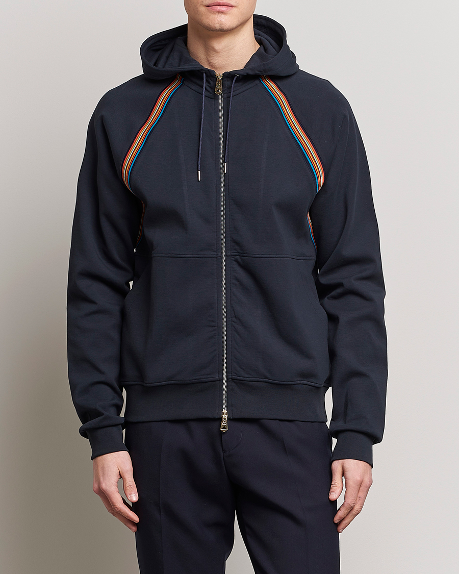 Mies | Puserot | Paul Smith | Hooded Cotton Sweatshirt Dark Navy