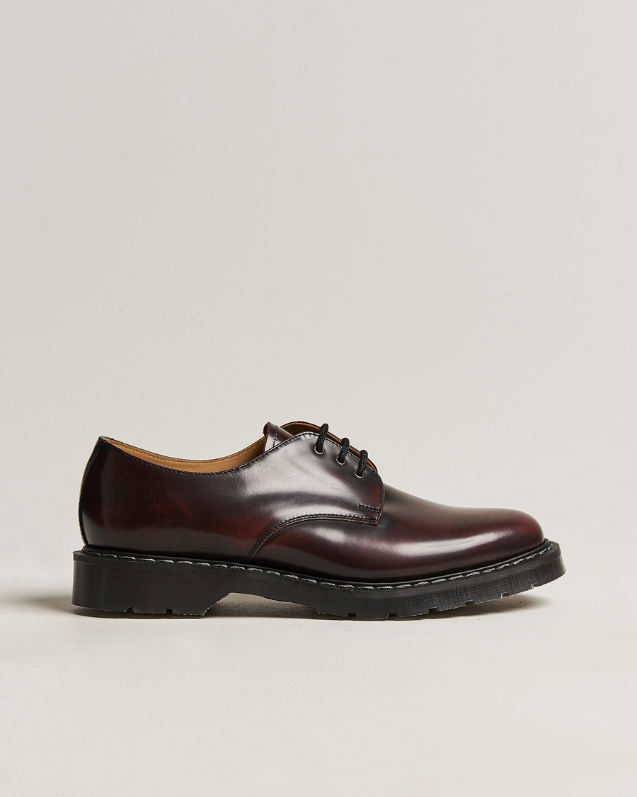 Mies | Derby-kengät | Solovair | 3 Eye Gibson Shoe Burgundy Shine