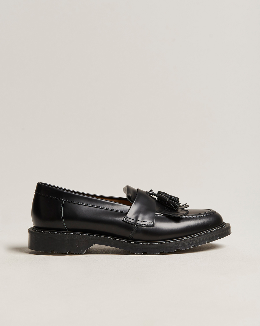 Mies | Solovair Tassel Loafer Black Shine | Solovair | Tassel Loafer Black Shine