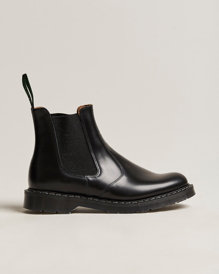 Mies | Nilkkurit | Solovair | Dealer Boot Black Shine