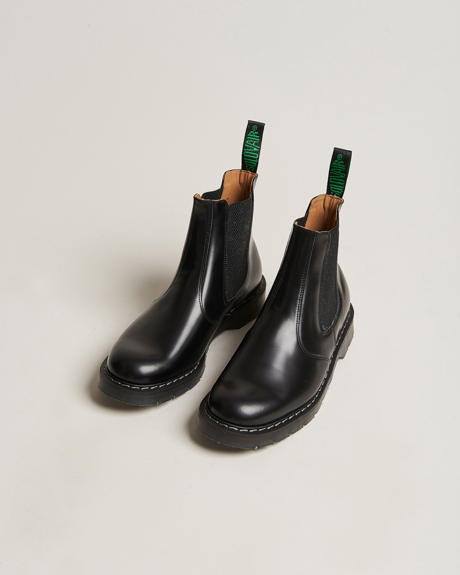 Mies | Nilkkurit | Solovair | Dealer Boot Black Shine