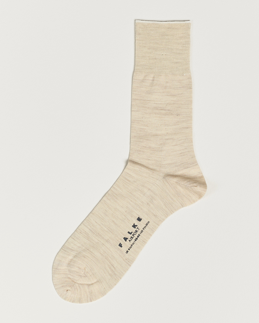 Mies | Alusvaatteet | Falke | Airport Socks Beige Melange