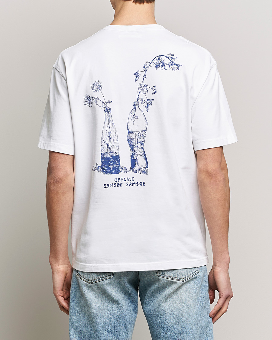 Mies | T-paidat | Samsøe Samsøe | Samsøe & Samsøe Gone Fishing T-Shirt Bottle Flower