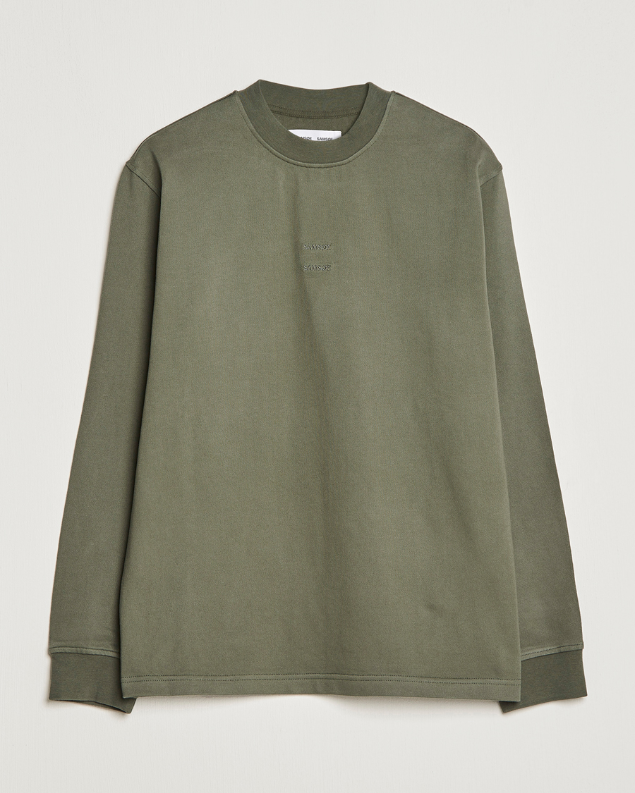 Mies | T-paidat | Samsøe Samsøe | Samsøe & Samsøe Samer Long Sleeve T-Shirt Beetle