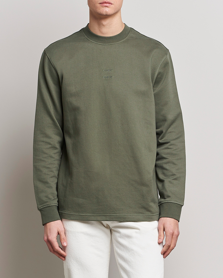 Mies |  | Samsøe & Samsøe | Samer Long Sleeve T-Shirt Beetle