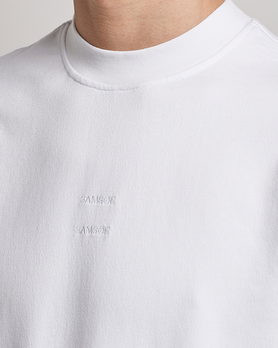 Mies | T-paidat | Samsøe Samsøe | Samsøe & Samsøe Samer Long Sleeve T-Shirt White