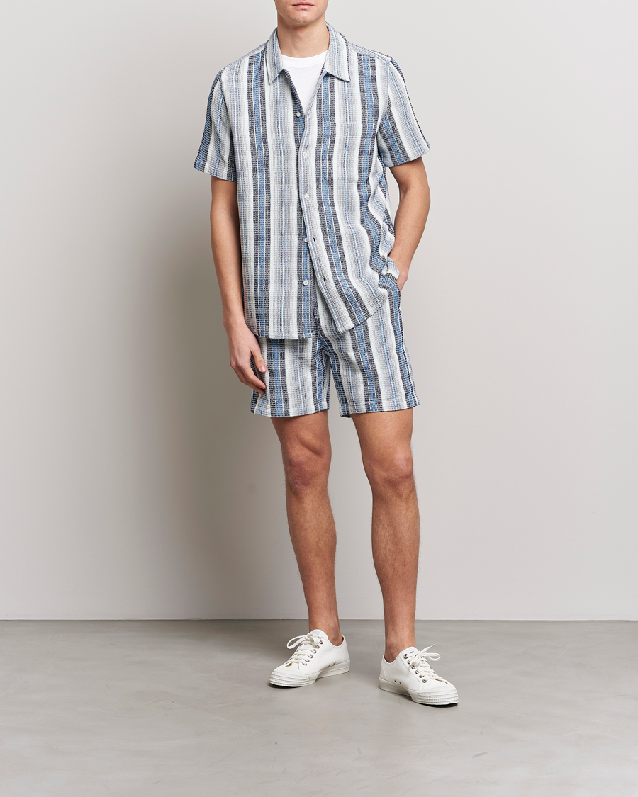 Mies | Shortsit | Samsøe Samsøe | Samsøe & Samsøe Jabari Shorts Blue Stripe