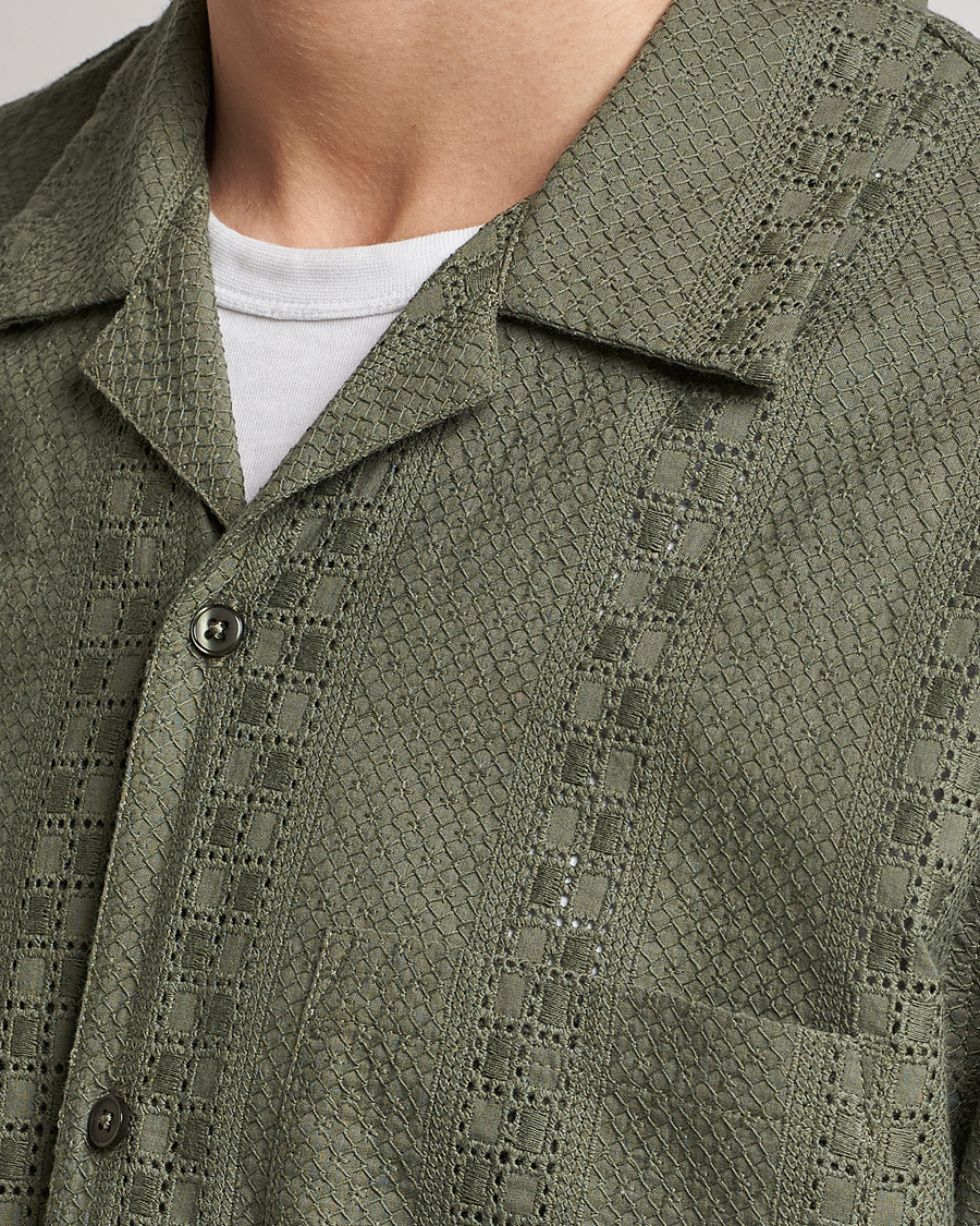 Mies | Kauluspaidat | Samsøe Samsøe | Samsøe & Samsøe Emerson Cotton Short Sleeve Shirt Beetle