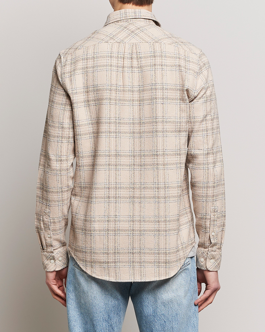 Mies | Kauluspaidat | Samsøe Samsøe | Samsøe & Samsøe Liam Organic Cotton Overshirt Oatmeal Check