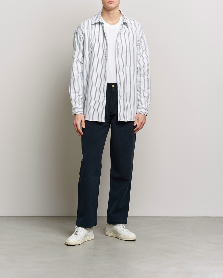 Mies | Kauluspaidat | Samsøe Samsøe | Samsøe & Samsøe Luan Cotton Shirt Salute Stripe