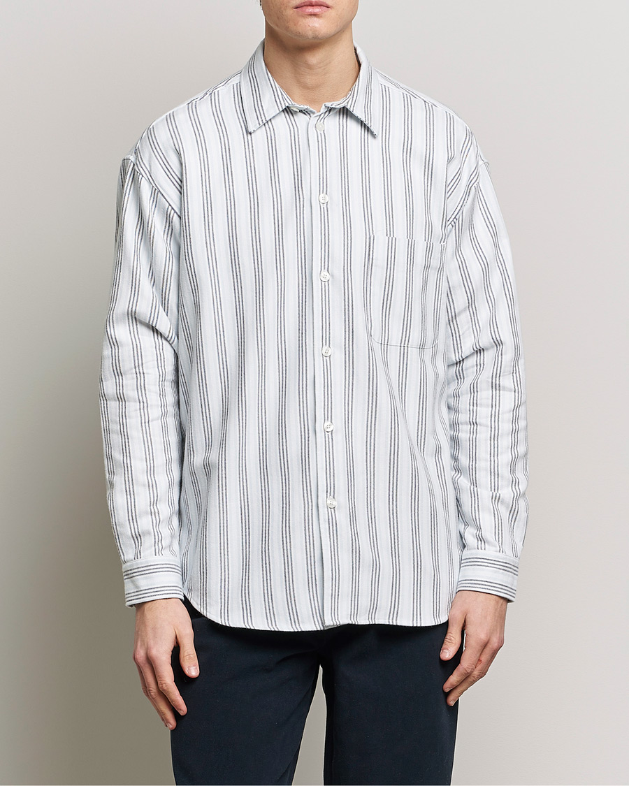 Mies | Kauluspaidat | Samsøe Samsøe | Samsøe & Samsøe Luan Cotton Shirt Salute Stripe