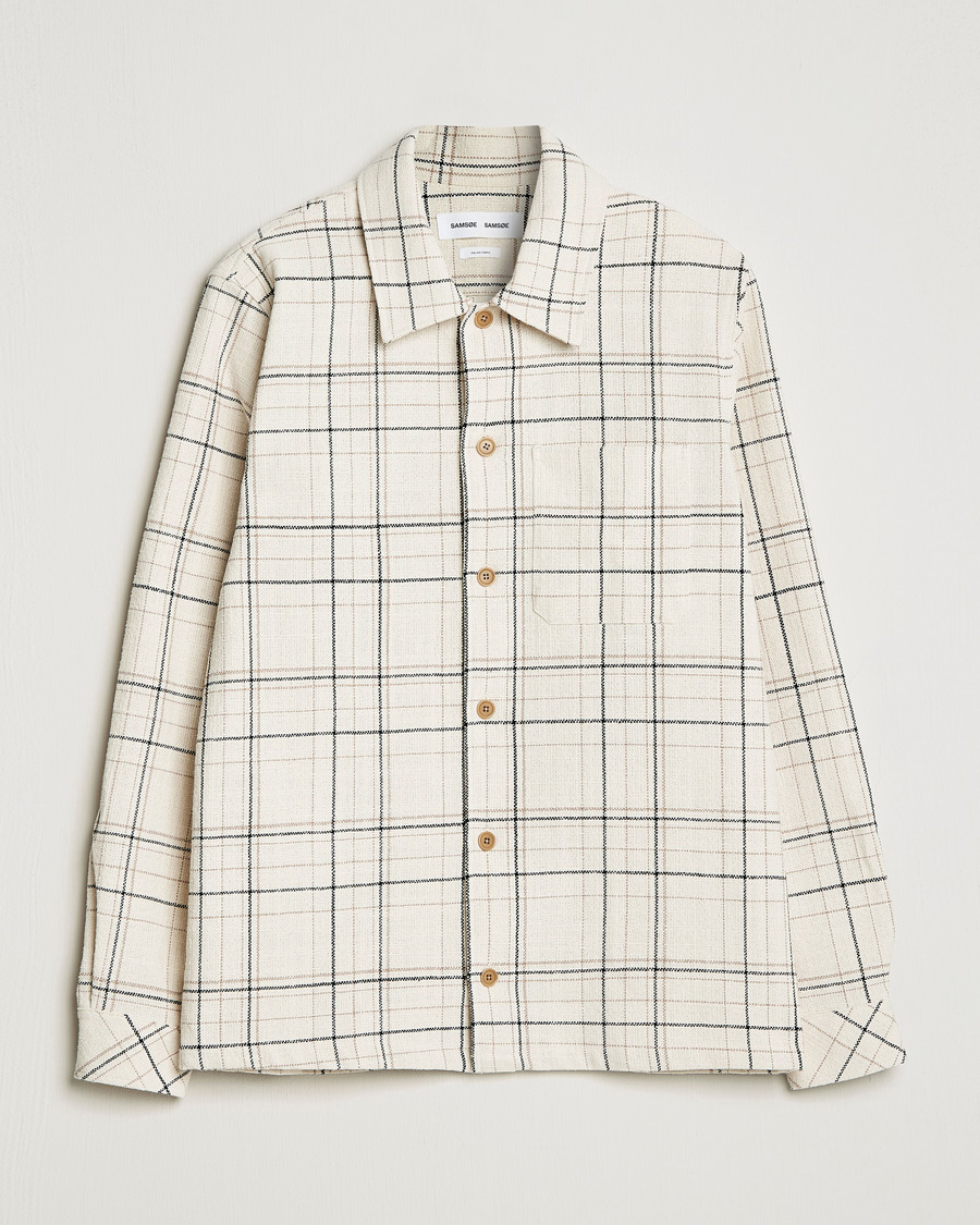 Mies | Kauluspaidat | Samsøe Samsøe | Samsøe & Samsøe Taka Overshirt Oatmeal