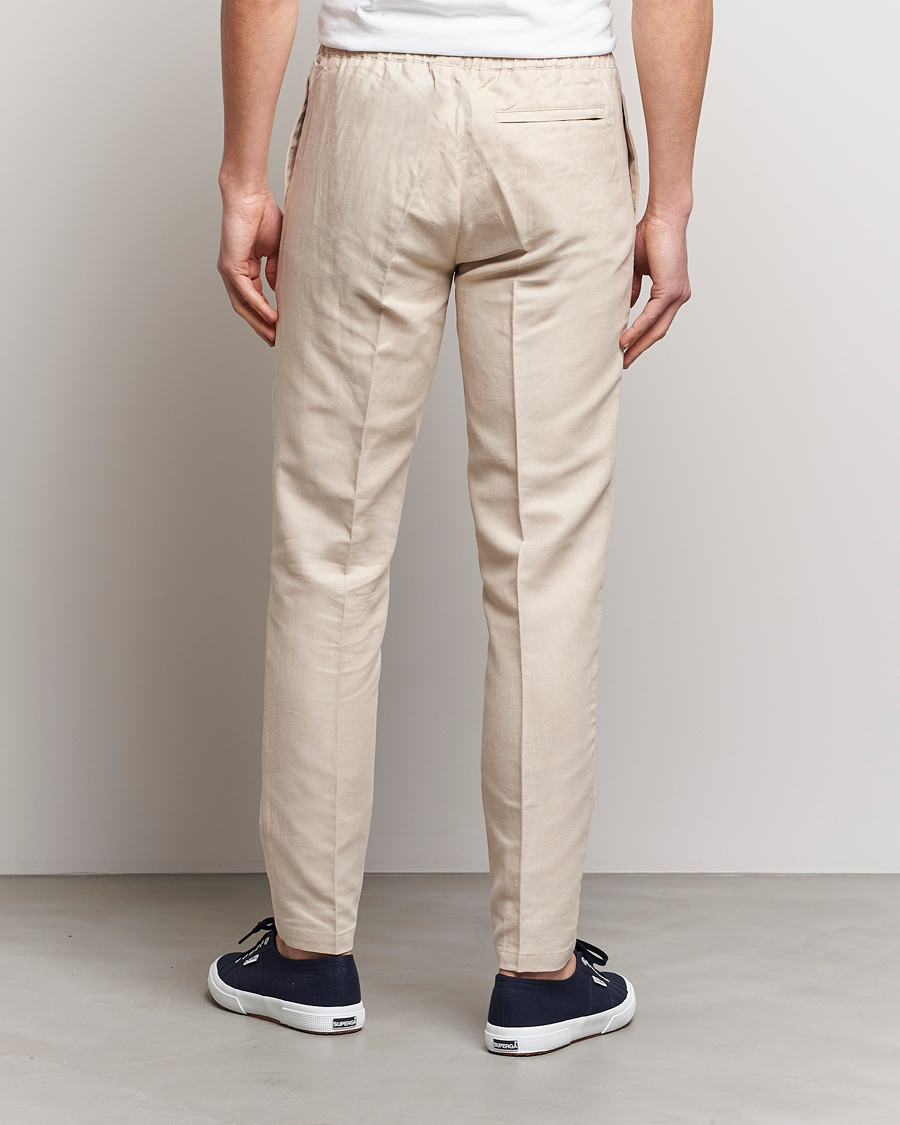 Mies | Housut | Samsøe Samsøe | Samsøe & Samsøe Smithy Linen Cotton Trousers Oatmeal