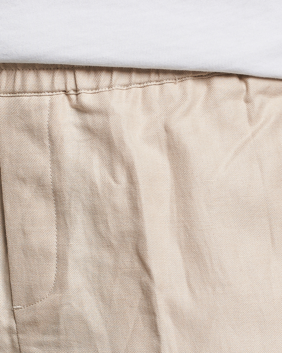 Mies | Housut | Samsøe Samsøe | Samsøe & Samsøe Smithy Linen Cotton Trousers Oatmeal