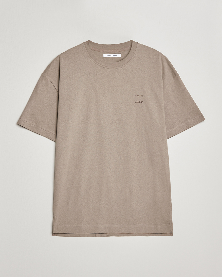Mies | T-paidat | Samsøe Samsøe | Samsøe & Samsøe Joel Organic Cotton T-Shirt Brindle