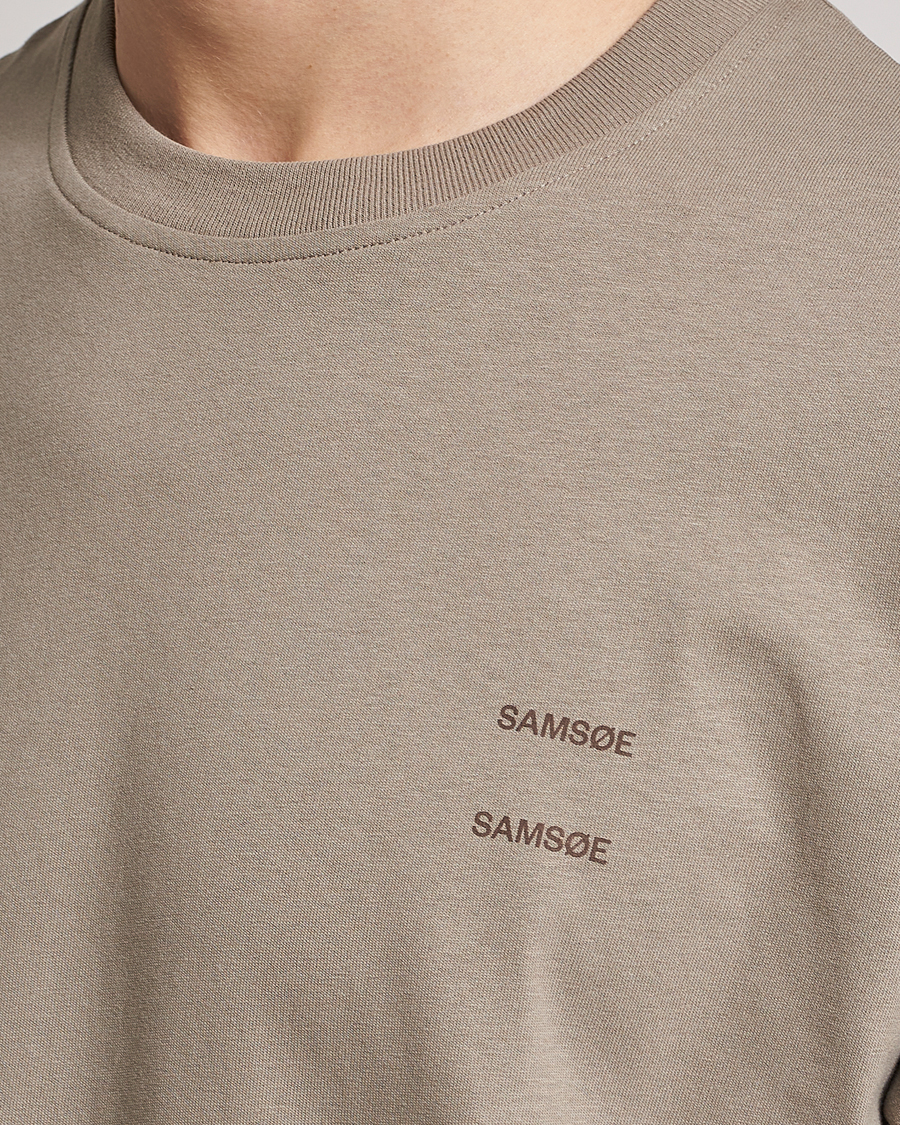 Mies | T-paidat | Samsøe Samsøe | Samsøe & Samsøe Joel Organic Cotton T-Shirt Brindle