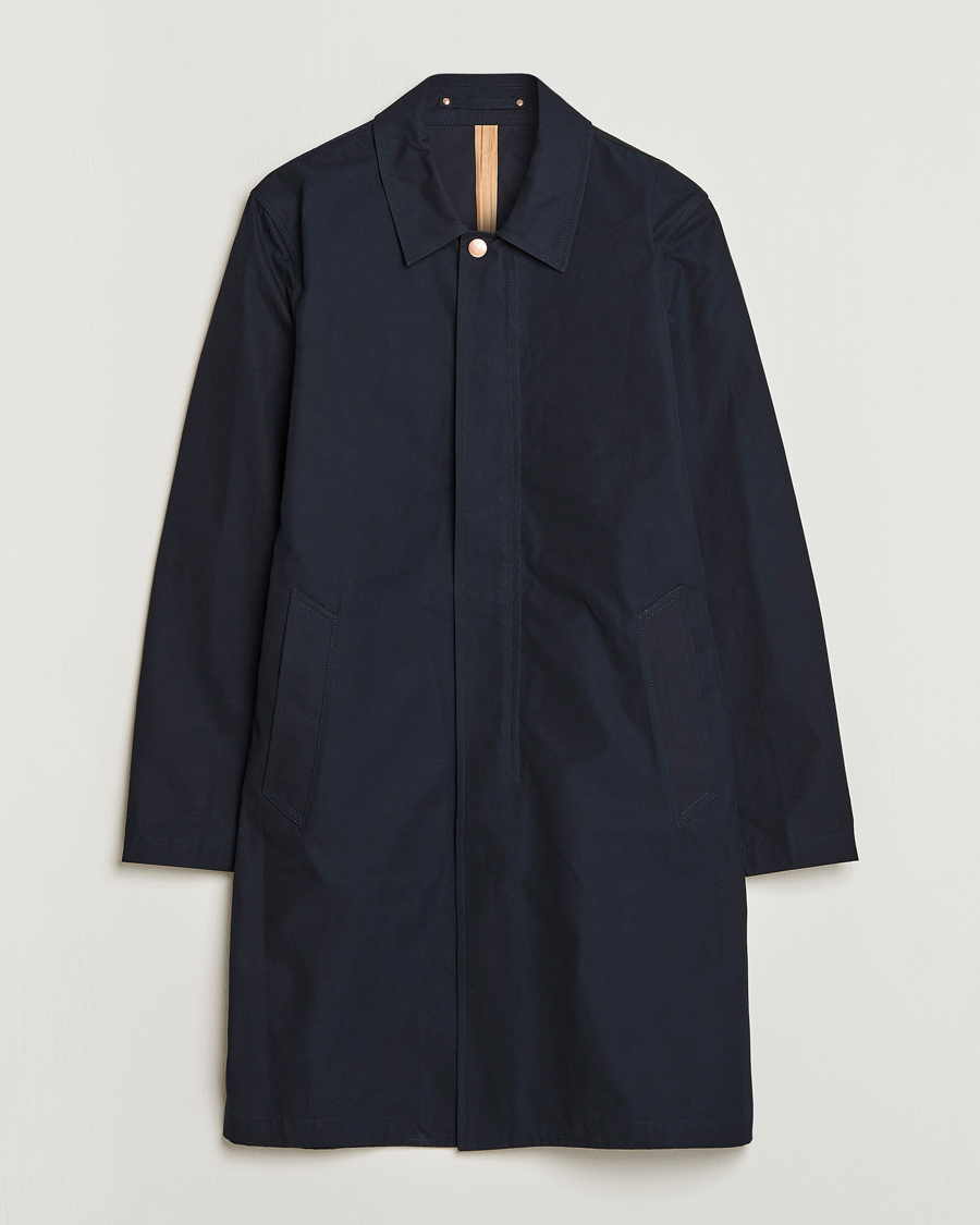Mies | Takit | Private White V.C. | Unlined Cotton Ventile Mac Coat 3.0 Midnight
