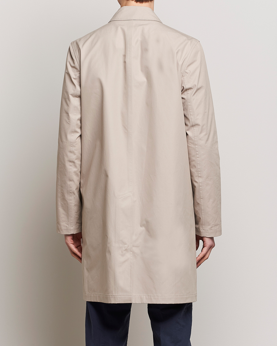 Mies | Takit | Private White V.C. | Unlined Cotton Ventile Mac Coat 3.0 Plaza Taupe