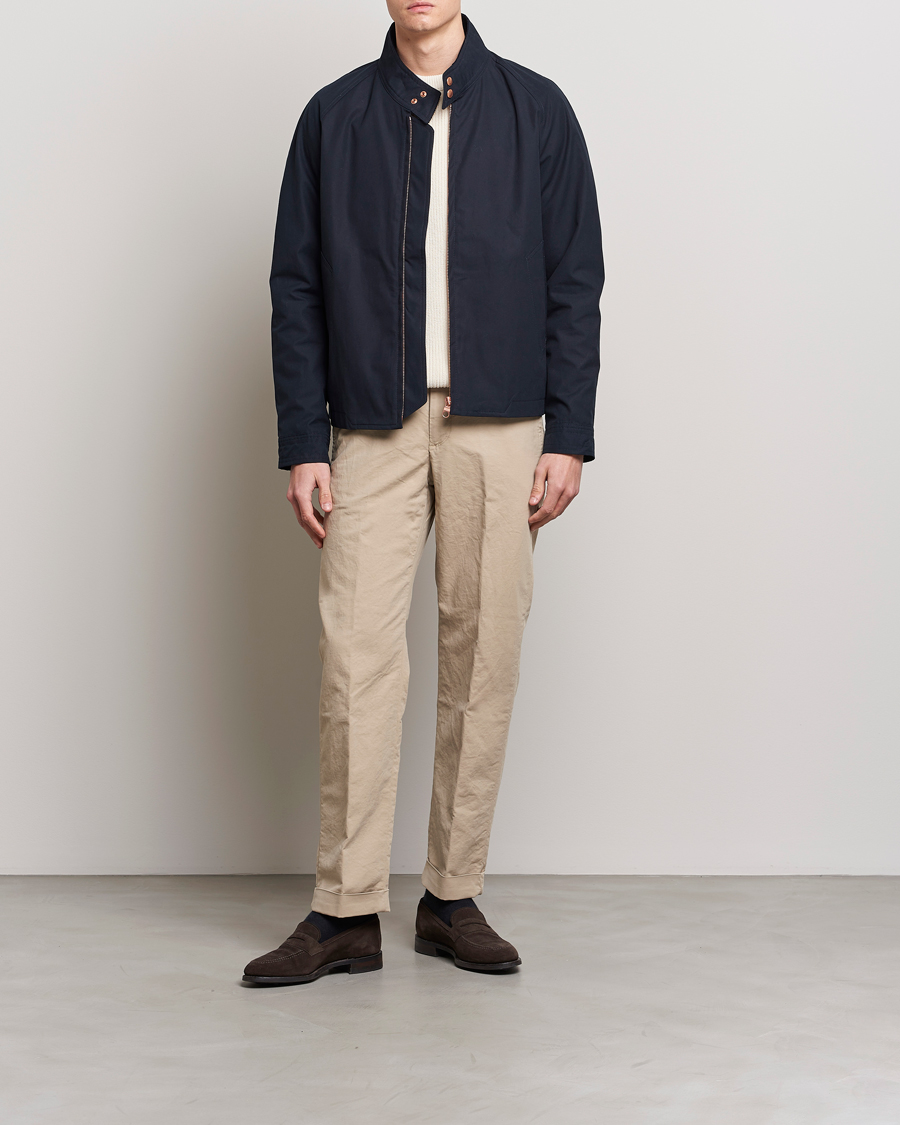 Mies | Takit | Private White V.C. | Ventile Harrington Jacket 3.0 Midnight
