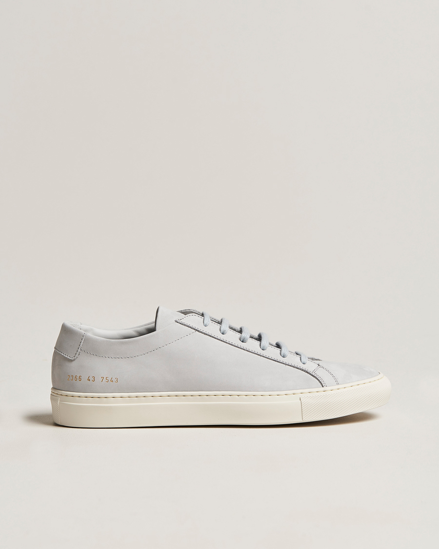Mies | Common Projects Original Achilles Nubuck Sneaker Grey | Common Projects | Original Achilles Nubuck Sneaker Grey