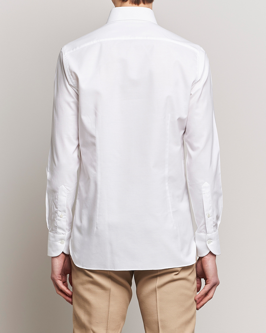 Mies | Kauluspaidat | 100Hands | Gold Line Natural Stretch Oxford Shirt White