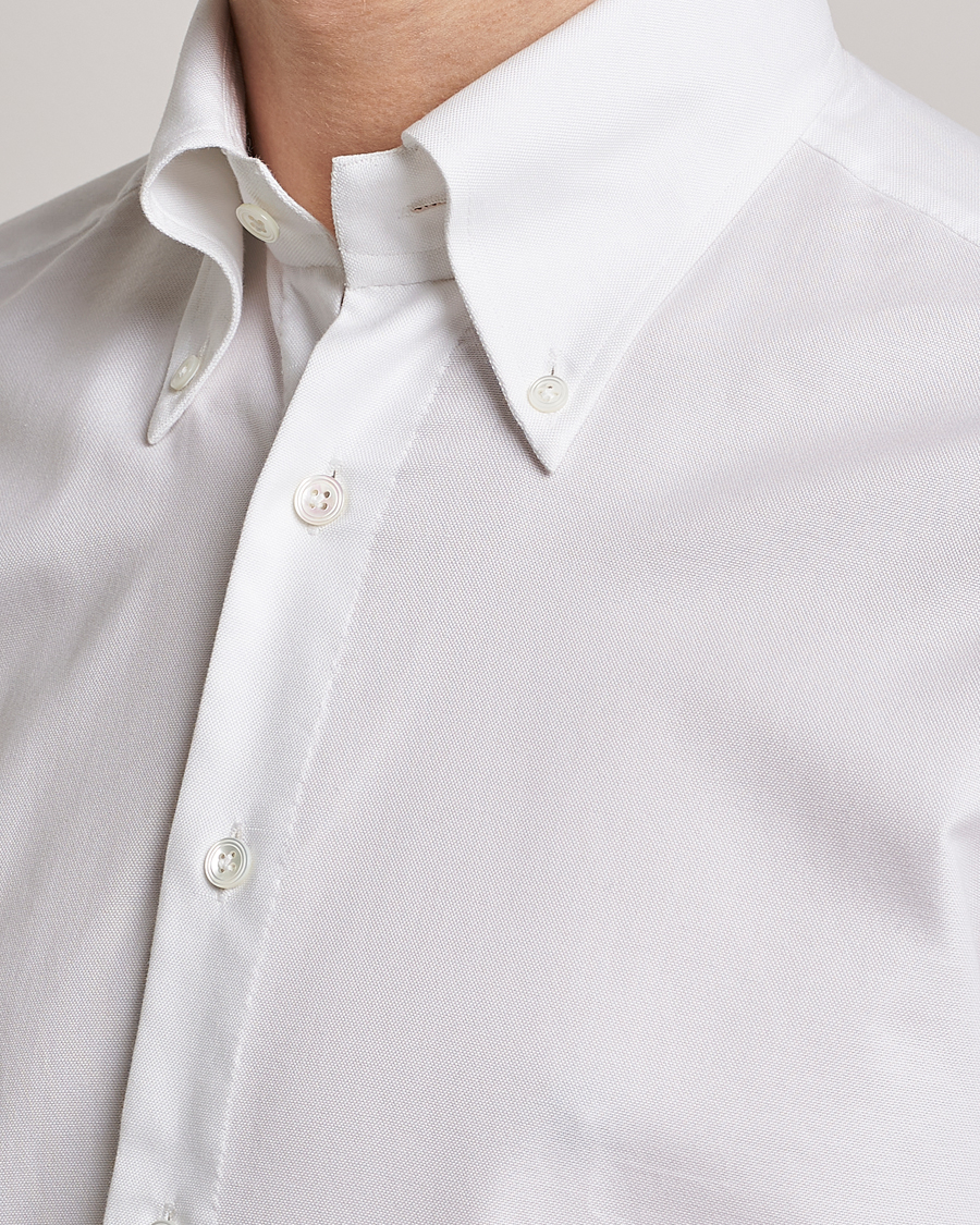 Mies | Kauluspaidat | 100Hands | Gold Line Natural Stretch Oxford Shirt White
