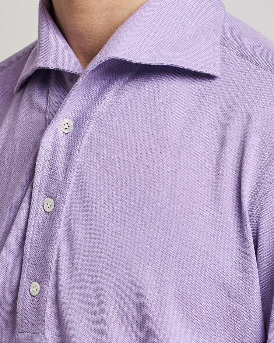 Mies | Kauluspaidat | 100Hands | Signature One Piece Jersey Polo Light Purple