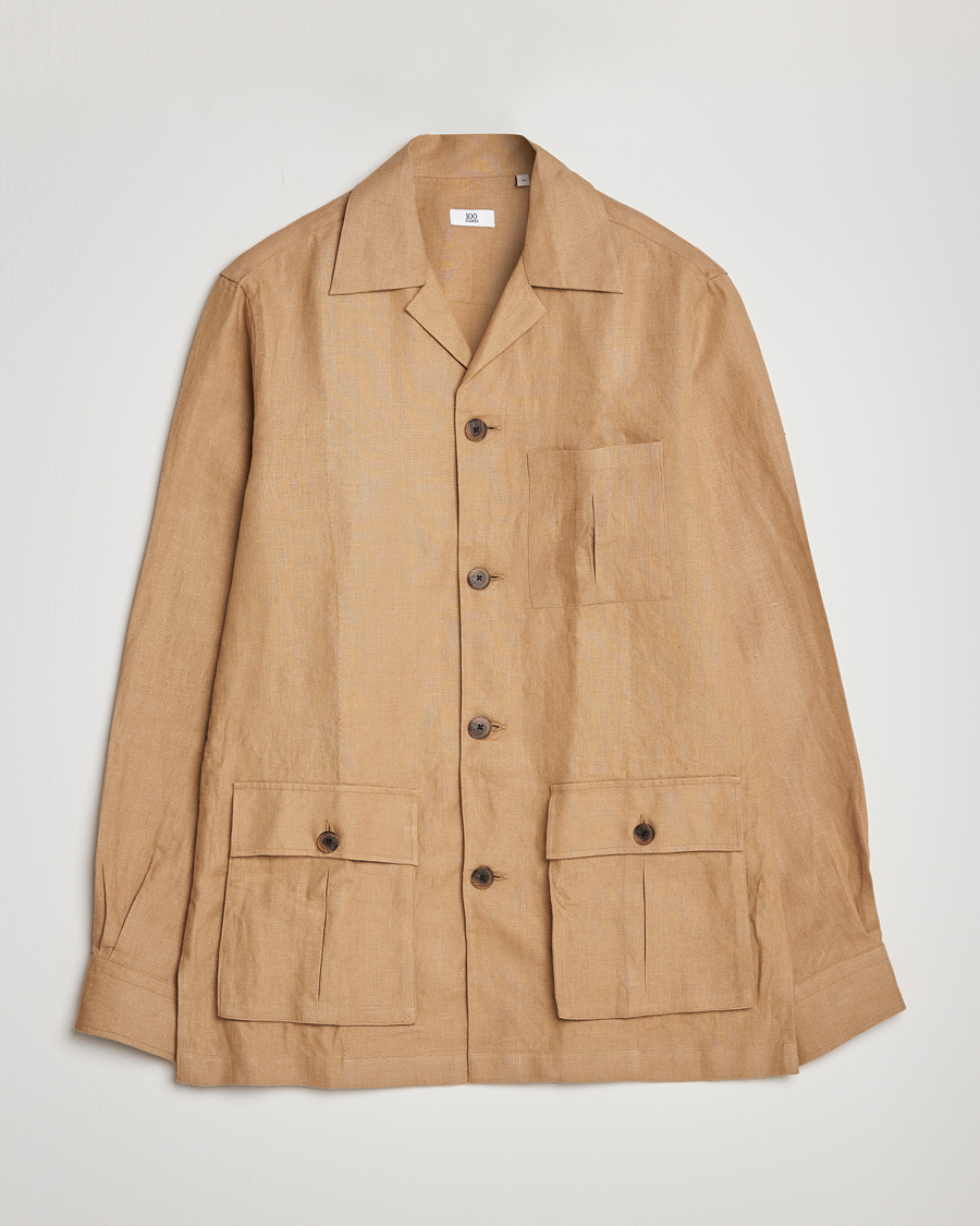 Mies | Takit | 100Hands | Linen Travellers Jacket Beige
