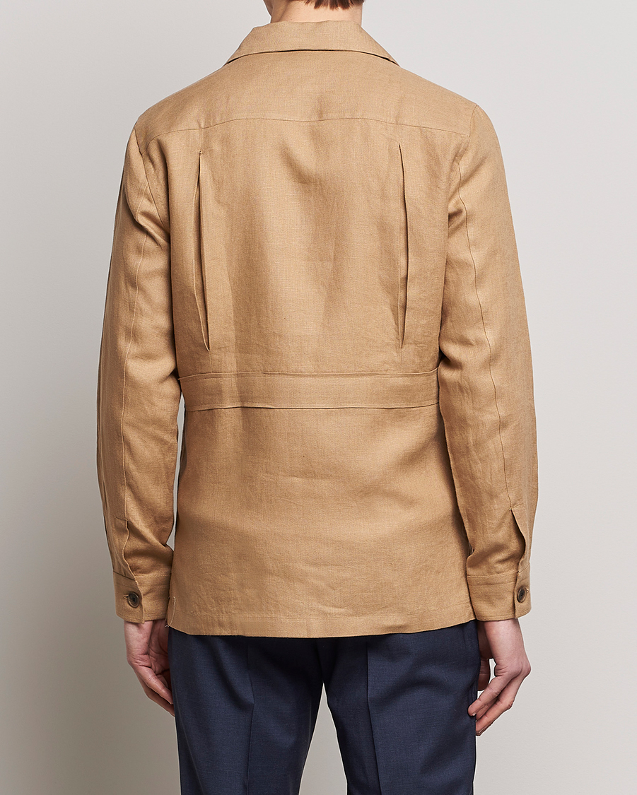 Mies | Takit | 100Hands | Linen Travellers Jacket Beige