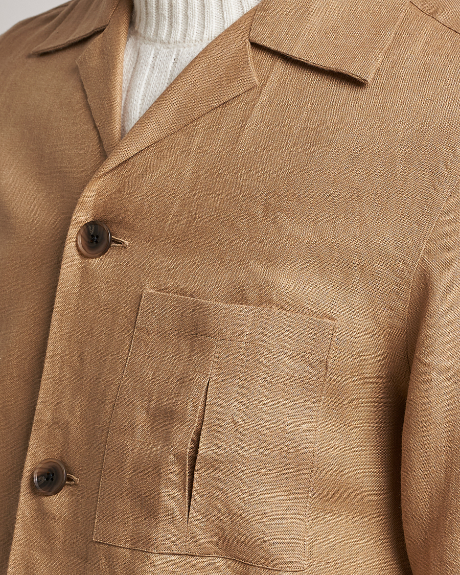 Mies | Takit | 100Hands | Linen Travellers Jacket Beige