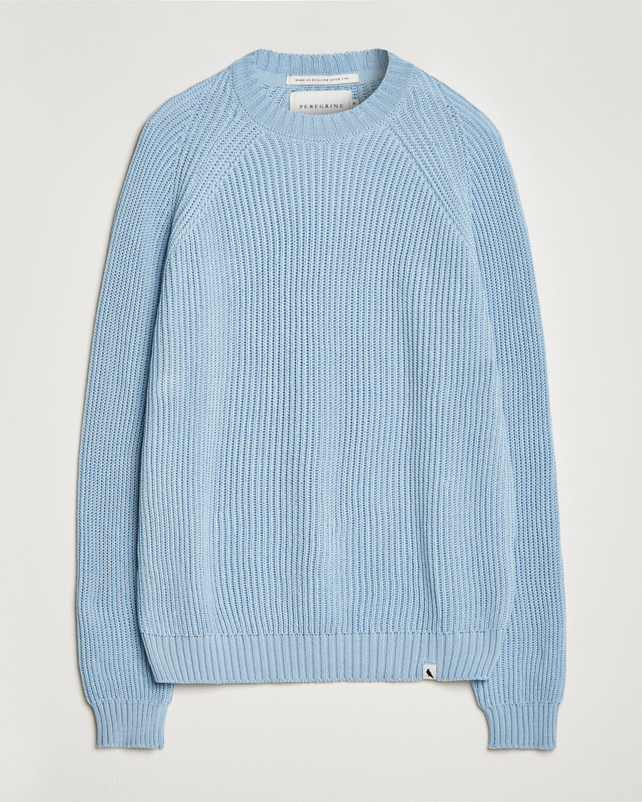 Mies | Puserot | Peregrine | Harry Organic Cotton Sweater Seafoam