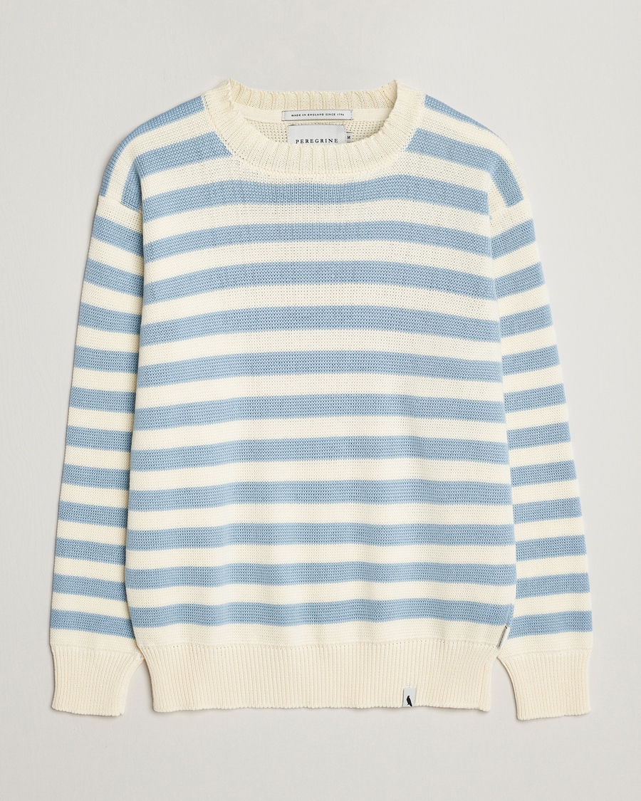 Mies | Puserot | Peregrine | Richmond Organic Cotton Sweater Seafoam