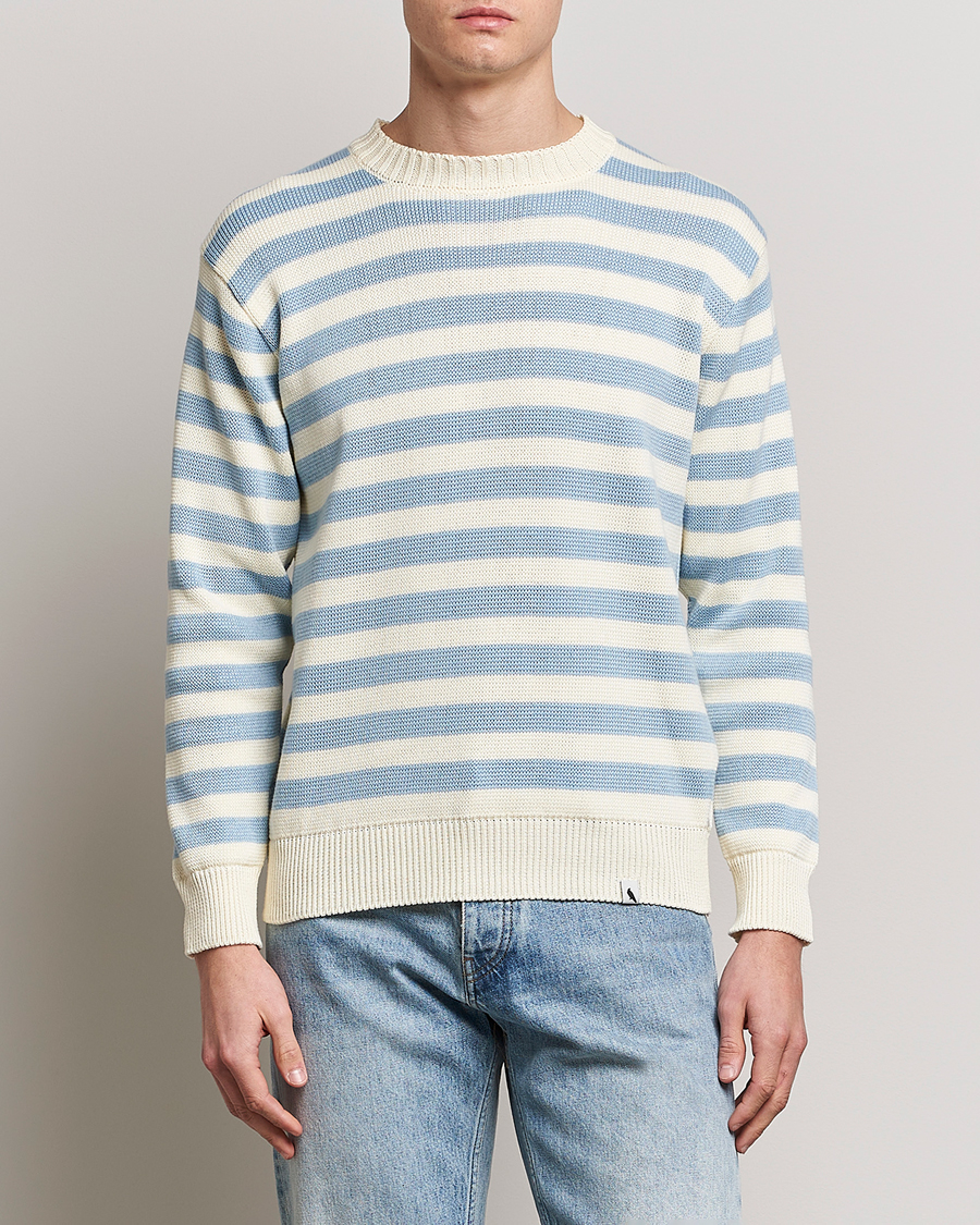 Mies | Puserot | Peregrine | Richmond Organic Cotton Sweater Seafoam