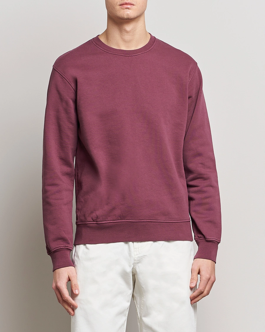 Mies | Colorful Standard | Colorful Standard | Classic Organic Crew Neck Sweat Dusty Plum