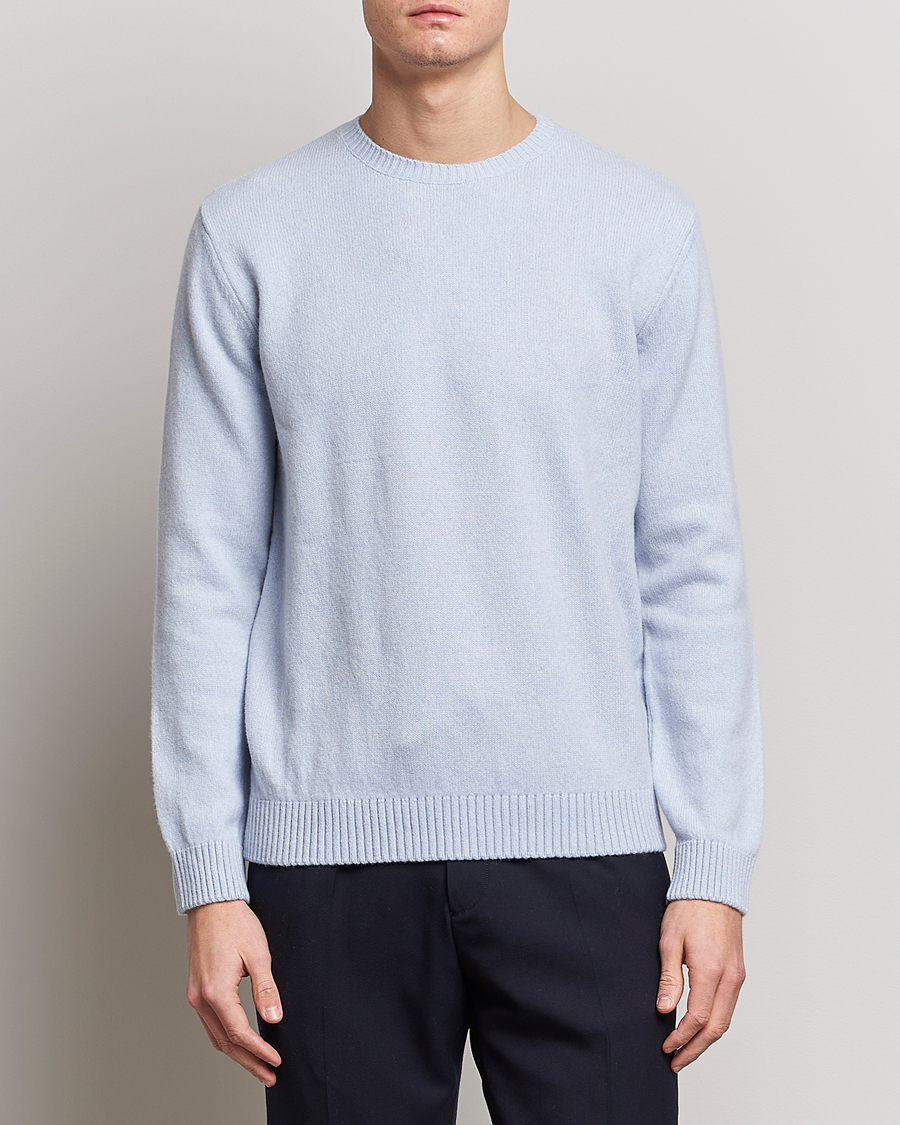 Mies | Puserot | Colorful Standard | Classic Merino Wool Crew Neck Polar Blue