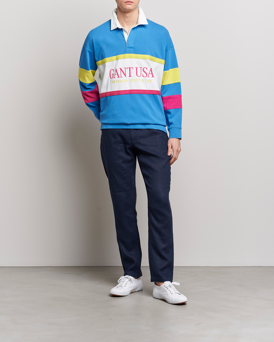 Mies | Puserot | GANT | Archive Heavy Rugger Day Blue