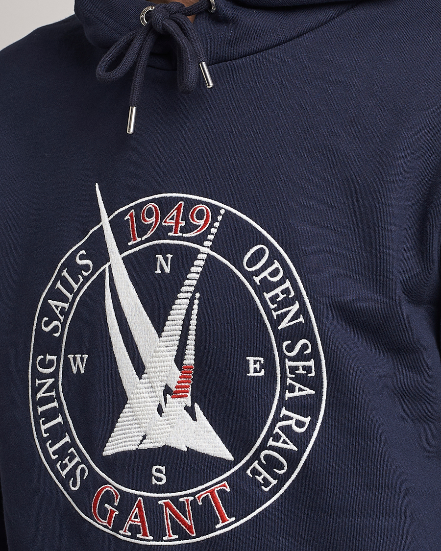 Mies | Puserot | GANT | Sailing Hoodie Evening Blue