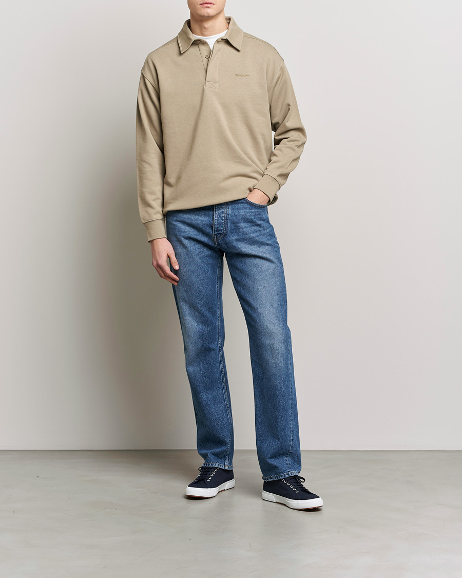 Mies | Puserot | GANT | Icon Heavy Rugger Taupe Beige