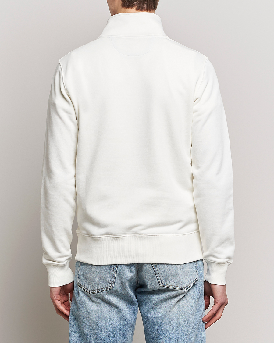 Mies | Puserot | GANT | Original Shield Logo Half-Zip Eggshell