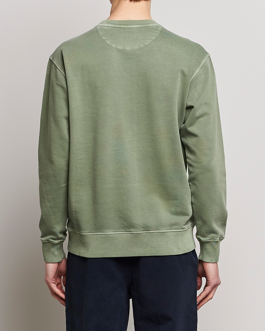 Mies | Puserot | GANT | Sunbleached Crew Neck Sweatshirt Calamata Green