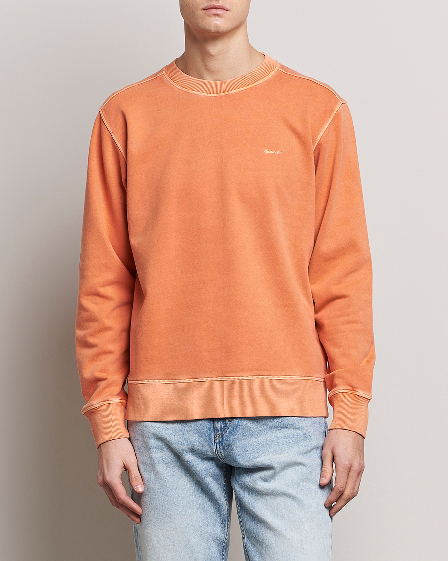 Mies |  | GANT | Sunbleached Crew Neck Sweatshirt Orange