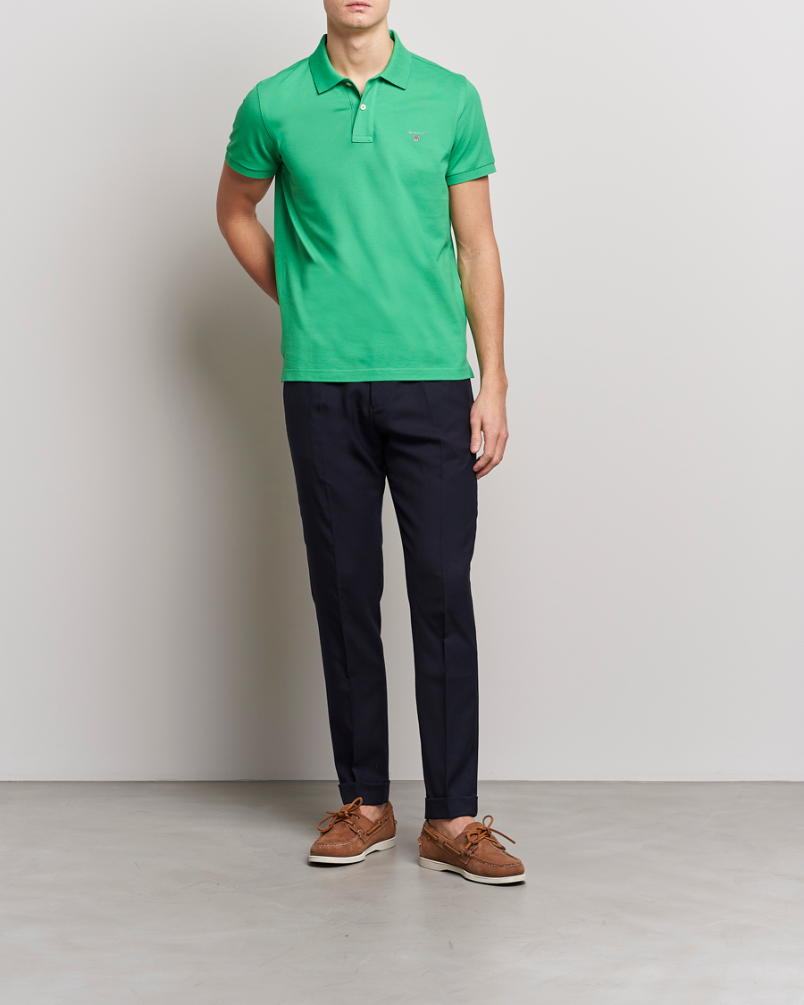 Mies | Pikeet | GANT | The Original Polo Mid Green