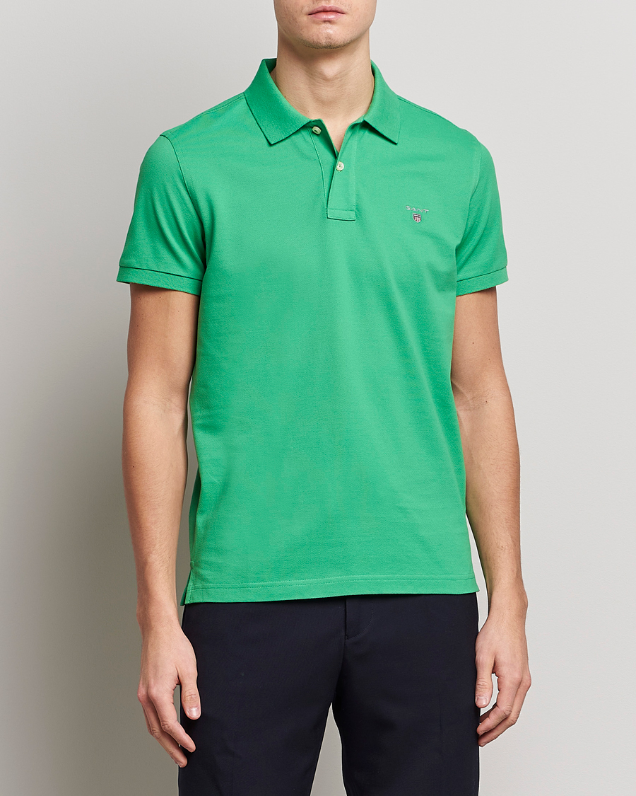 Mies | Pikeet | GANT | The Original Polo Mid Green